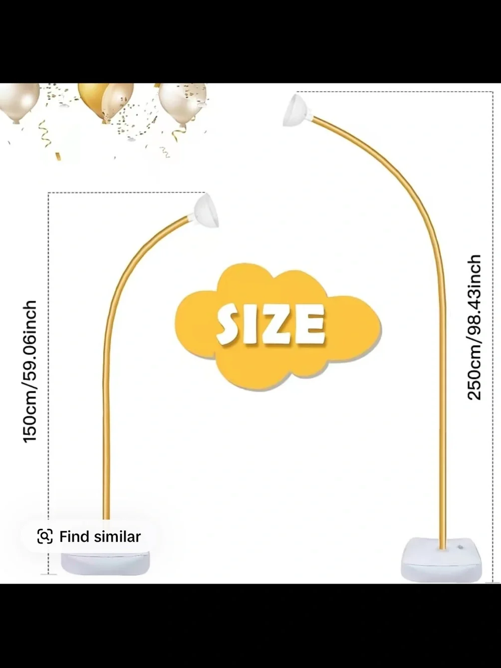 Gold Balloon Arch Kit